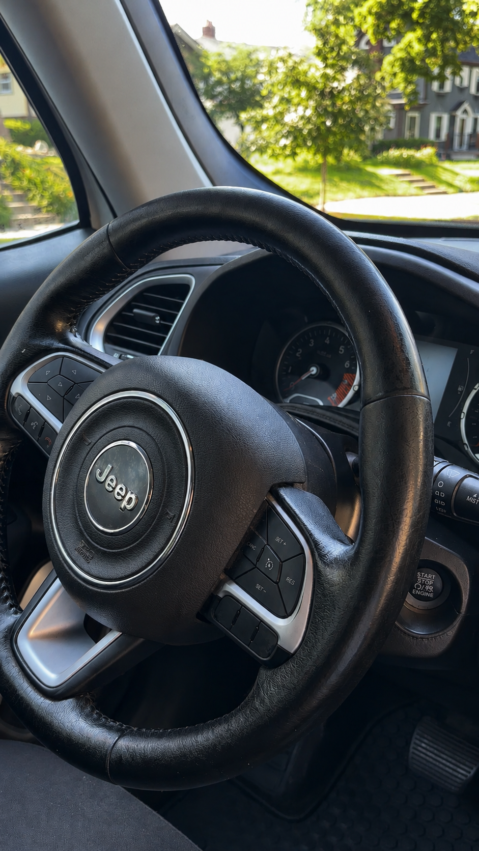 Jeep interior detail
